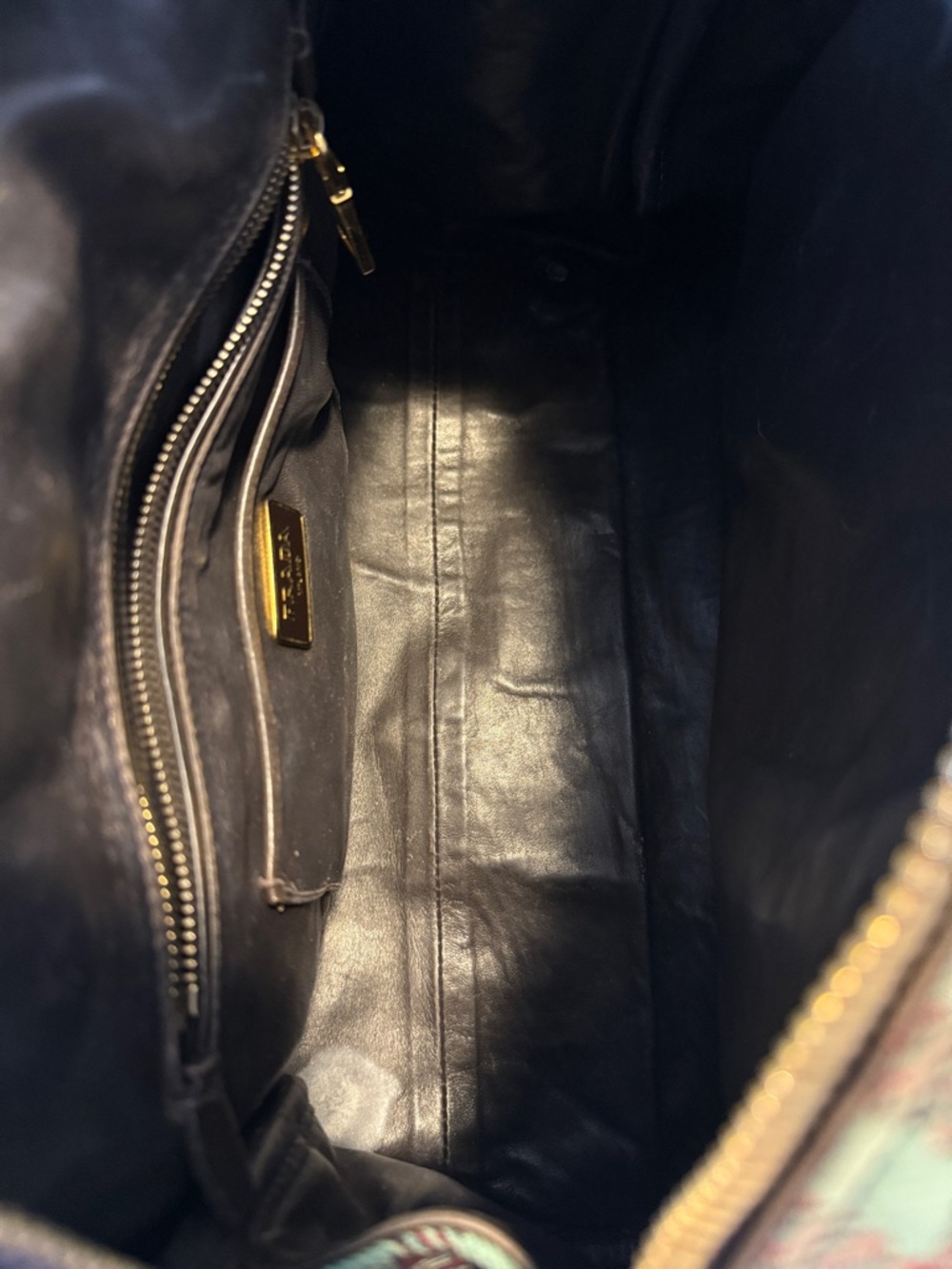 Prada Gingham Bowling Bag - Picture 5 of 5